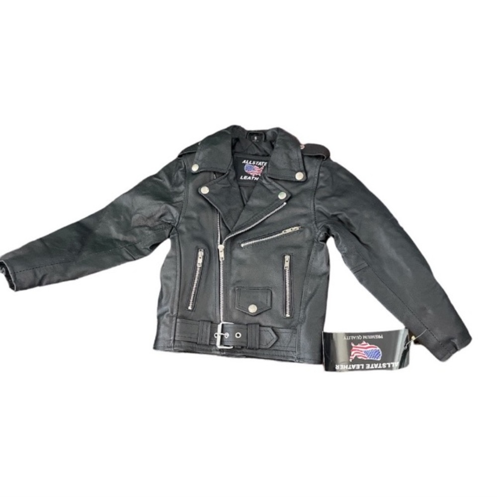 Leather Motorcycle Jacket Size Small fits Extra Small NWT